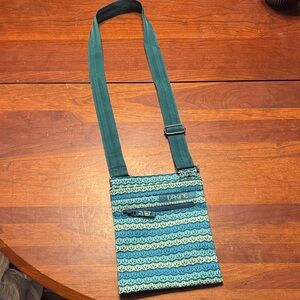 Dakine Blue and Green Crossbody Bag